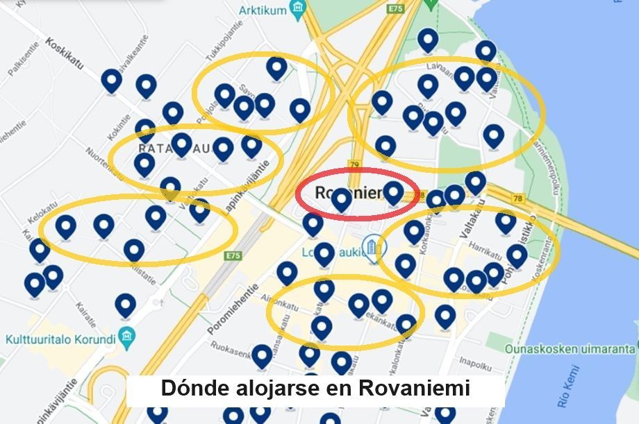 Dónde alojarse en Rovaniemi: Mejores zonas y hoteles