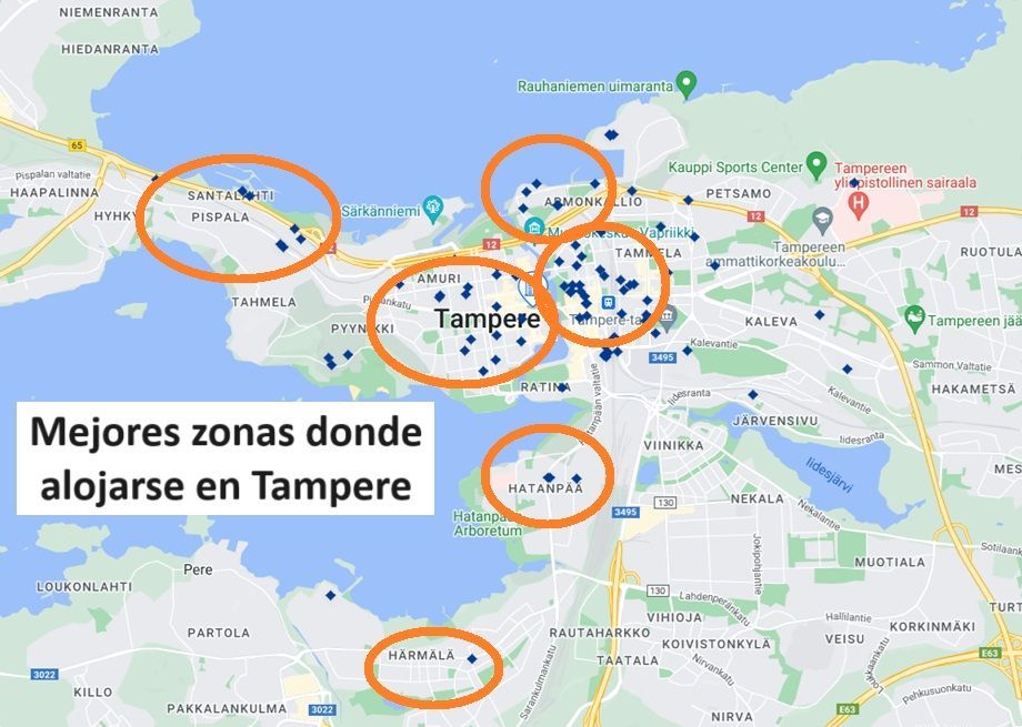 Dónde alojarse en Tampere: Mejores Zonas y Hoteles