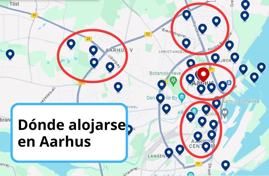 Dónde Alojarse en Aarhus: Mejores Zonas y Hoteles