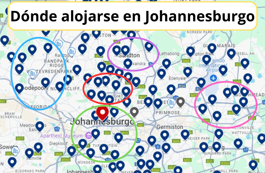 Dónde alojarse en Johannesburgo: Mejores Zonas y Hoteles