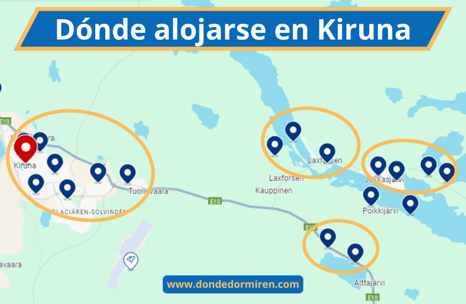 Dónde alojarse en Kiruna: Mejores Zonas y Hoteles