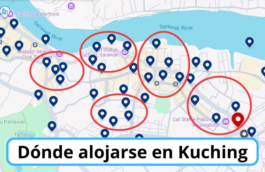 Dónde alojarse en Kuching: Mejores Zonas y Hoteles