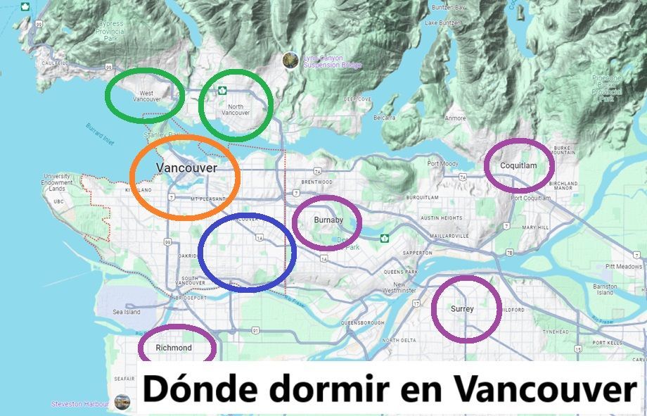 Dónde Alojarse en Vancouver: Zonas y hoteles