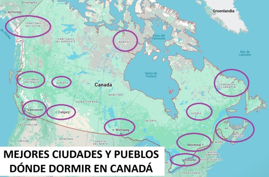 Dónde alojarse en Canadá: Mejores Zonas y Hoteles