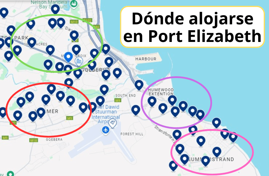 Dónde alojarse en Port Elizabeth: Mejores Zonas y Hoteles