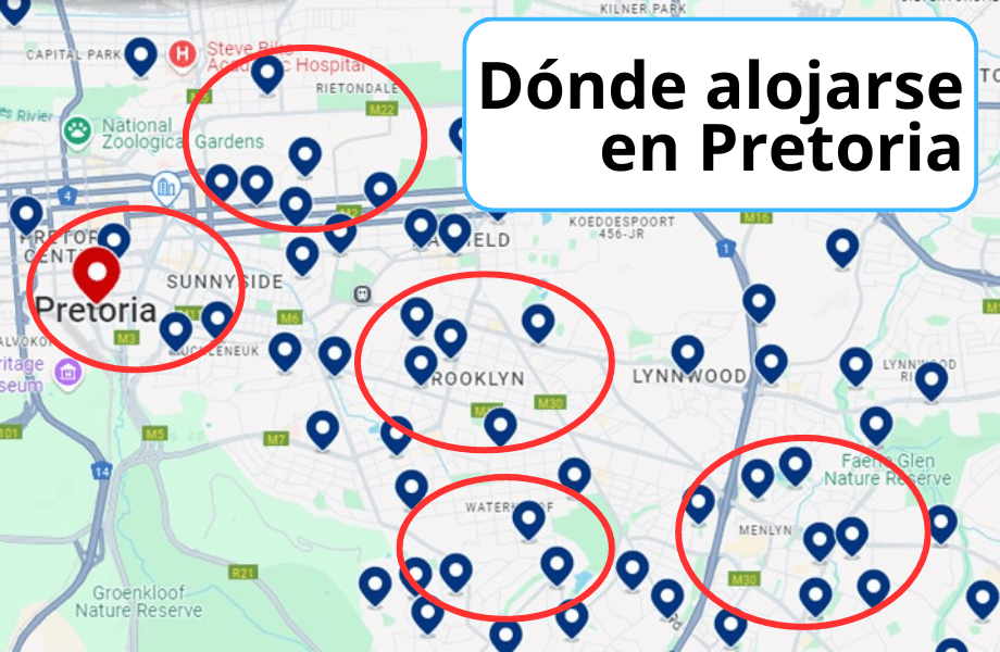 Dónde alojarse en Pretoria: Mejores Zonas y Hoteles