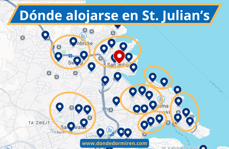 Dónde alojarse en St. Julian’s, Malta: Mejores zonas y hoteles