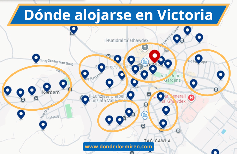 Alojamientos en Victoria (Rabat), Gozo: Mejores zonas y Hoteles