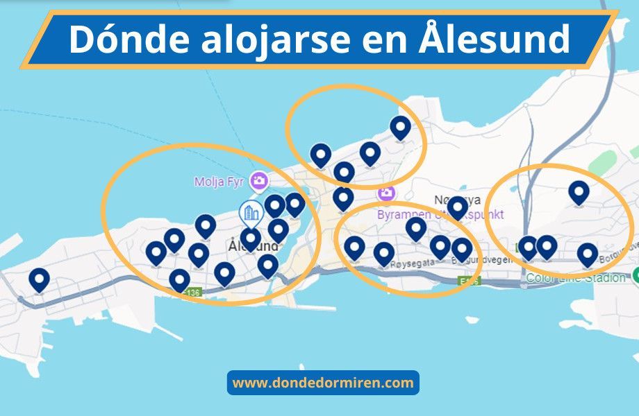 Dónde alojarse en Ålesund: Mejores Zonas y Hoteles