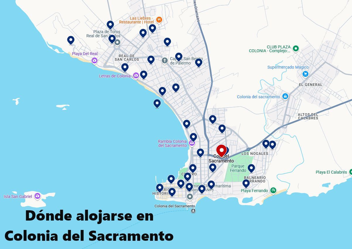 Dónde alojarse en Colonia del Sacramento: Mejores Zonas y Hoteles