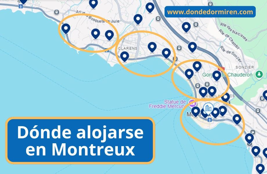 Dónde Alojarse en Montreux: Mejores Zonas y Hoteles