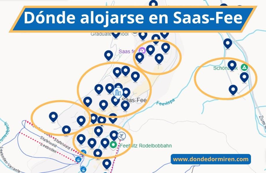 Dónde alojarse en Saas-Fee, Suiza: Mejores Zonas y Hoteles