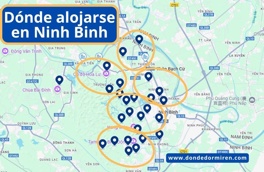 Dónde alojarse en Ninh Binh: Recomendaciones Zonas y Hoteles