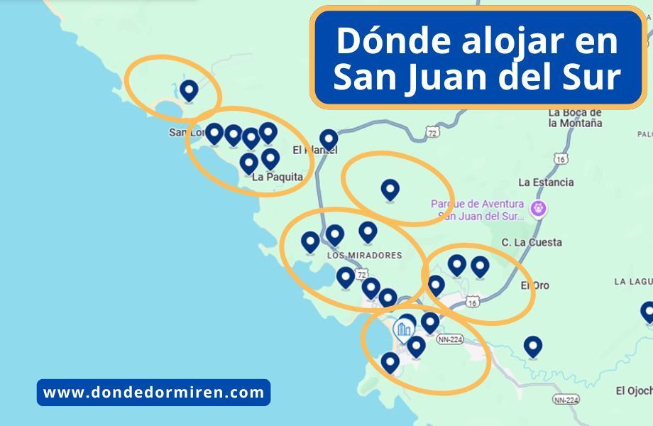 Dónde alojarse en San Juan del Sur, Nicaragua: Mejores Zonas y Hoteles