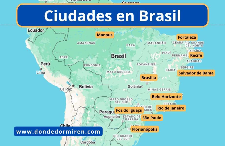 Dónde alojarse en Brasil: Ciudades y hoteles recomendados