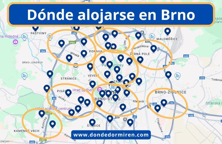 Dónde alojarse en Brno: Mejores Zonas y Hoteles