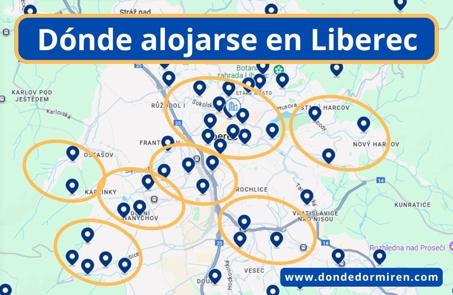 Dónde alojarse en Liberec: Mejores Zonas y Hoteles