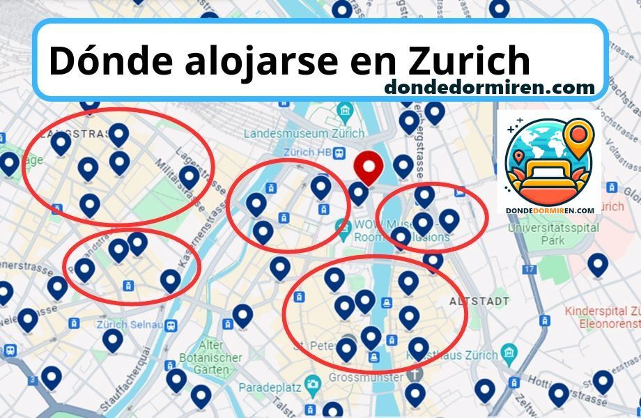 zurich mapa