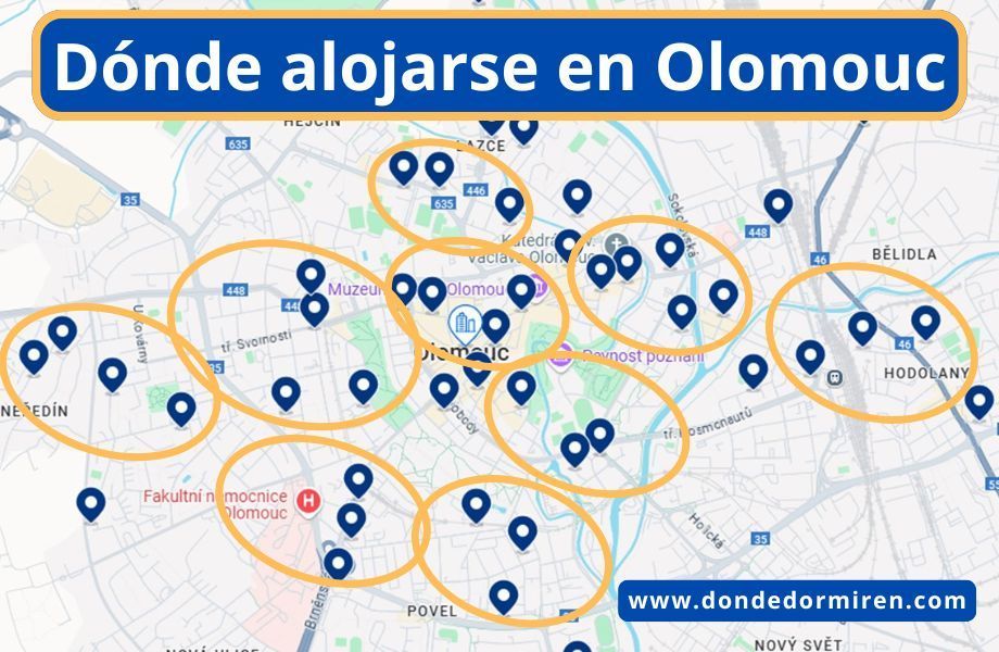 Dónde alojarse en Olomouc: Mejores Zonas y Hoteles