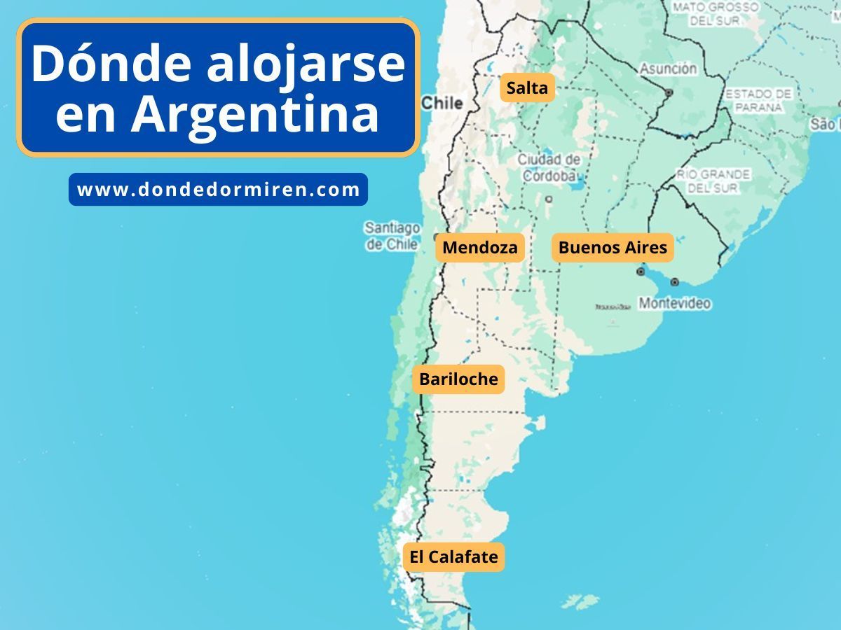 Dónde alojarse en Argentina: Ciudades y Pueblos