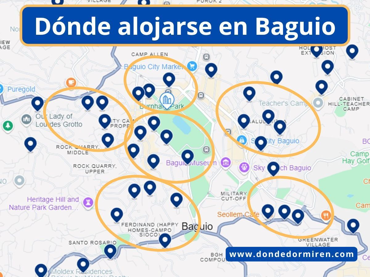 Dónde alojarse en Baguio: Mejores Zonas y Hoteles