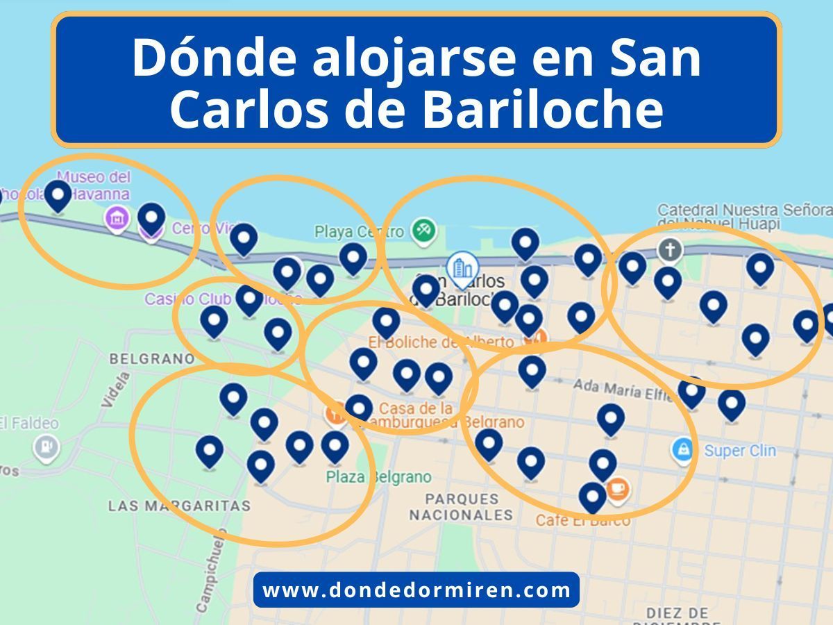 Dónde alojarse en San Carlos de Bariloche: Mejores Zonas y Hoteles