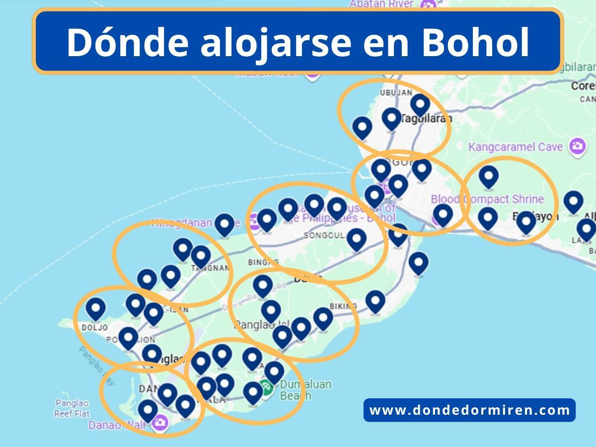 Dónde alojarse en Bohol: Mejores Zonas y Hoteles