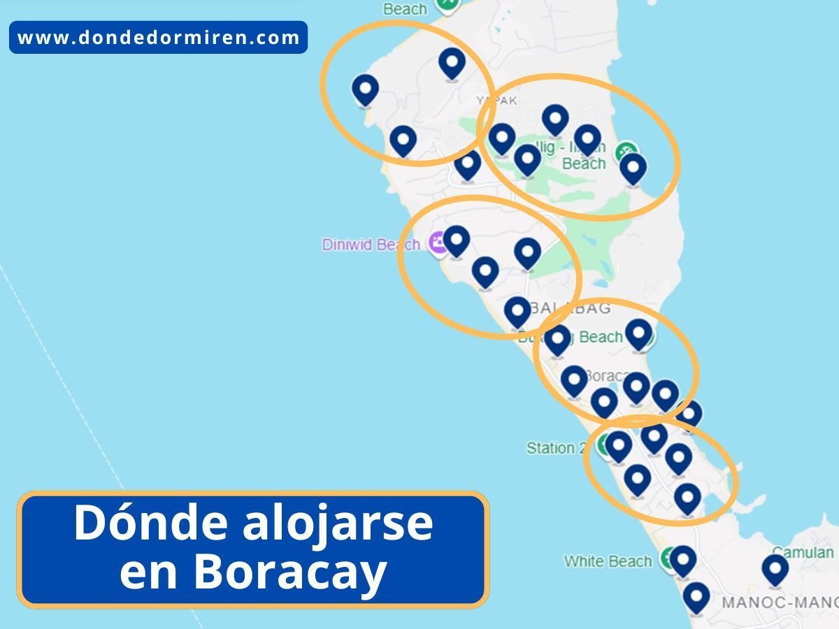 Dónde alojarse en Boracay: Mejores Zonas y Hoteles