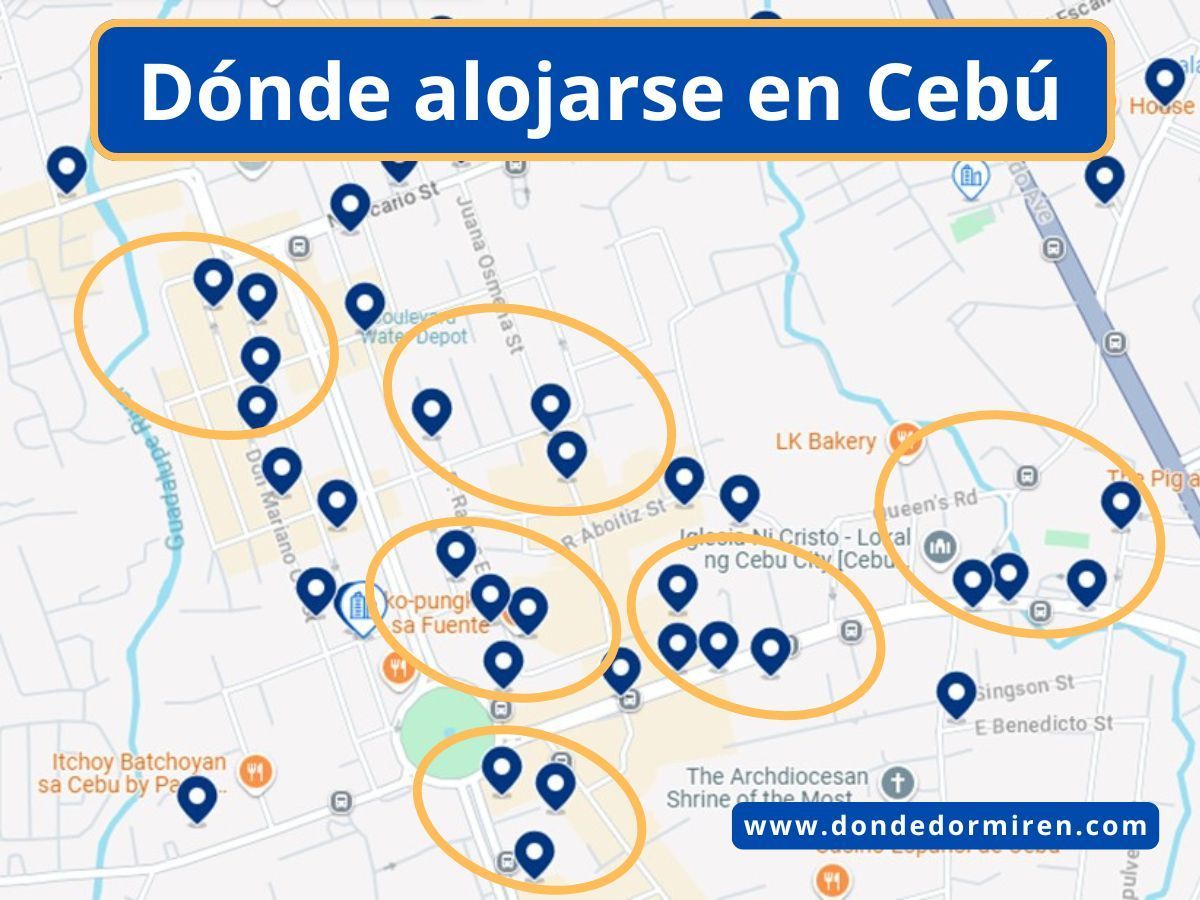 Dónde alojarse en Cebú: Mejores Zonas y Hoteles