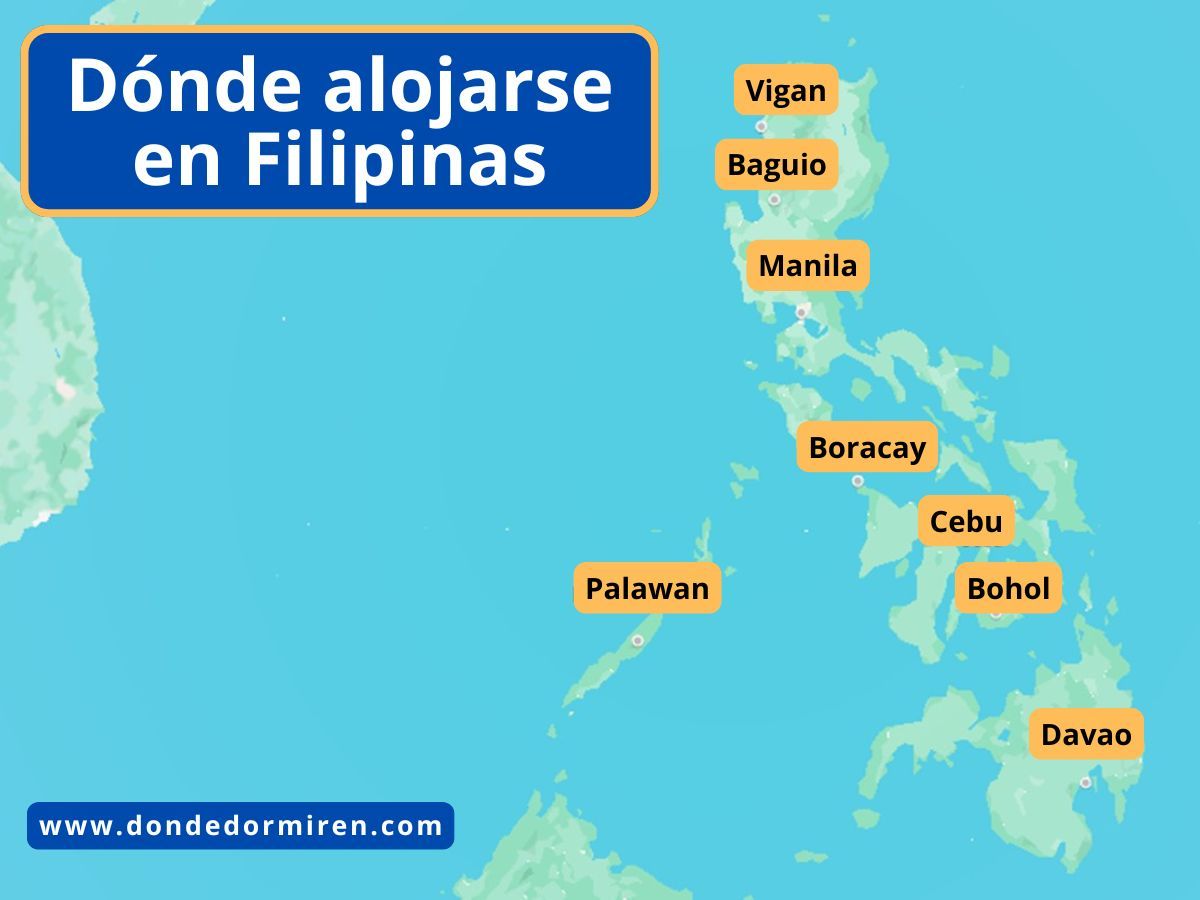Dónde alojarse en Filipinas: Ciudades y Pueblos Recomendados
