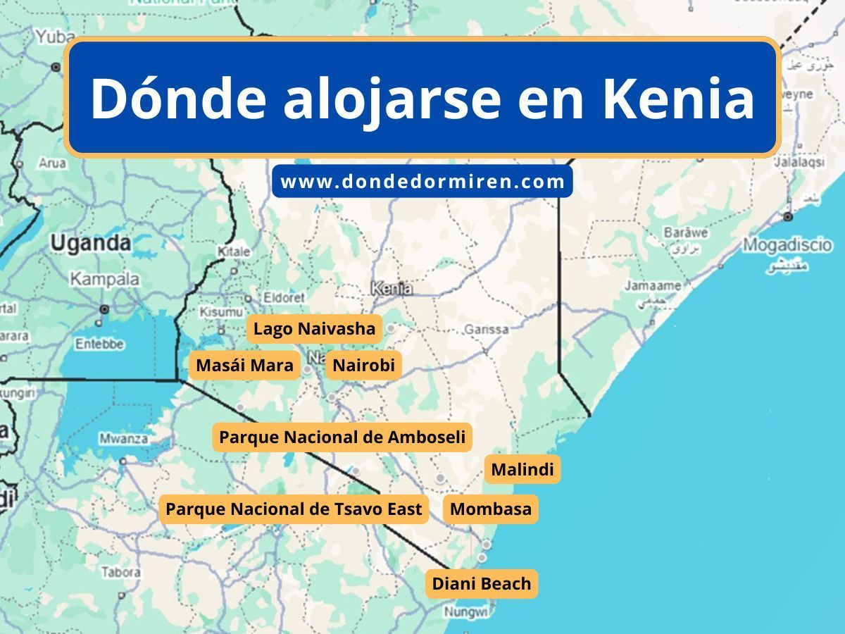 Dónde alojarse en Kenia: Ciudades, Parques Nacionales y Hoteles Recomendados