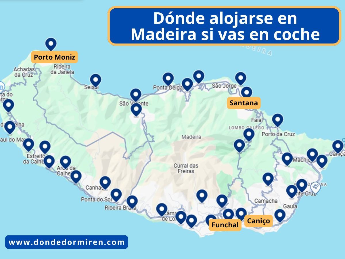 Ruta de Madeira en coche: Pueblos, playas e itinerario