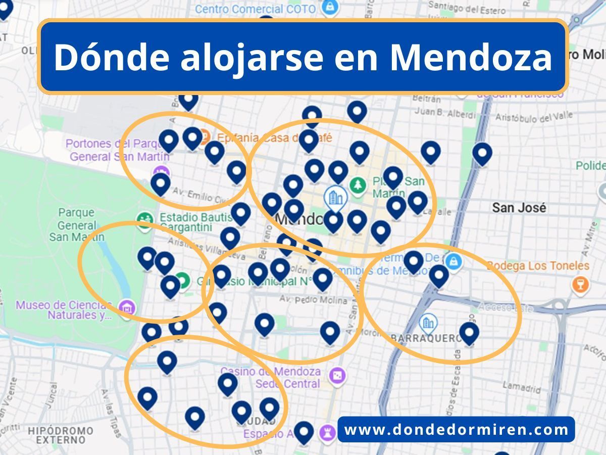 Dónde alojarse en Mendoza: Mejores Zonas y Hoteles