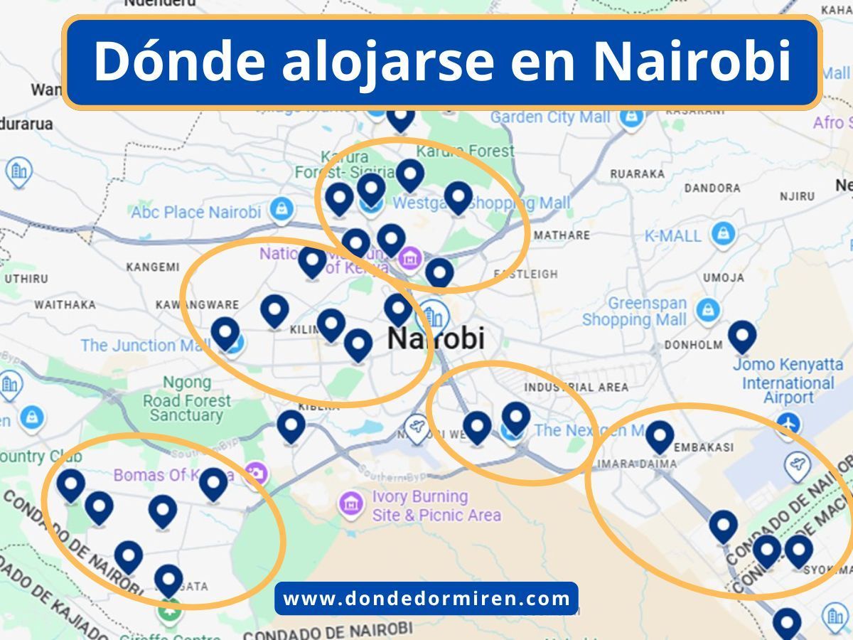 Dónde alojarse en Nairobi: Mejores Zonas y Hoteles Recomendados