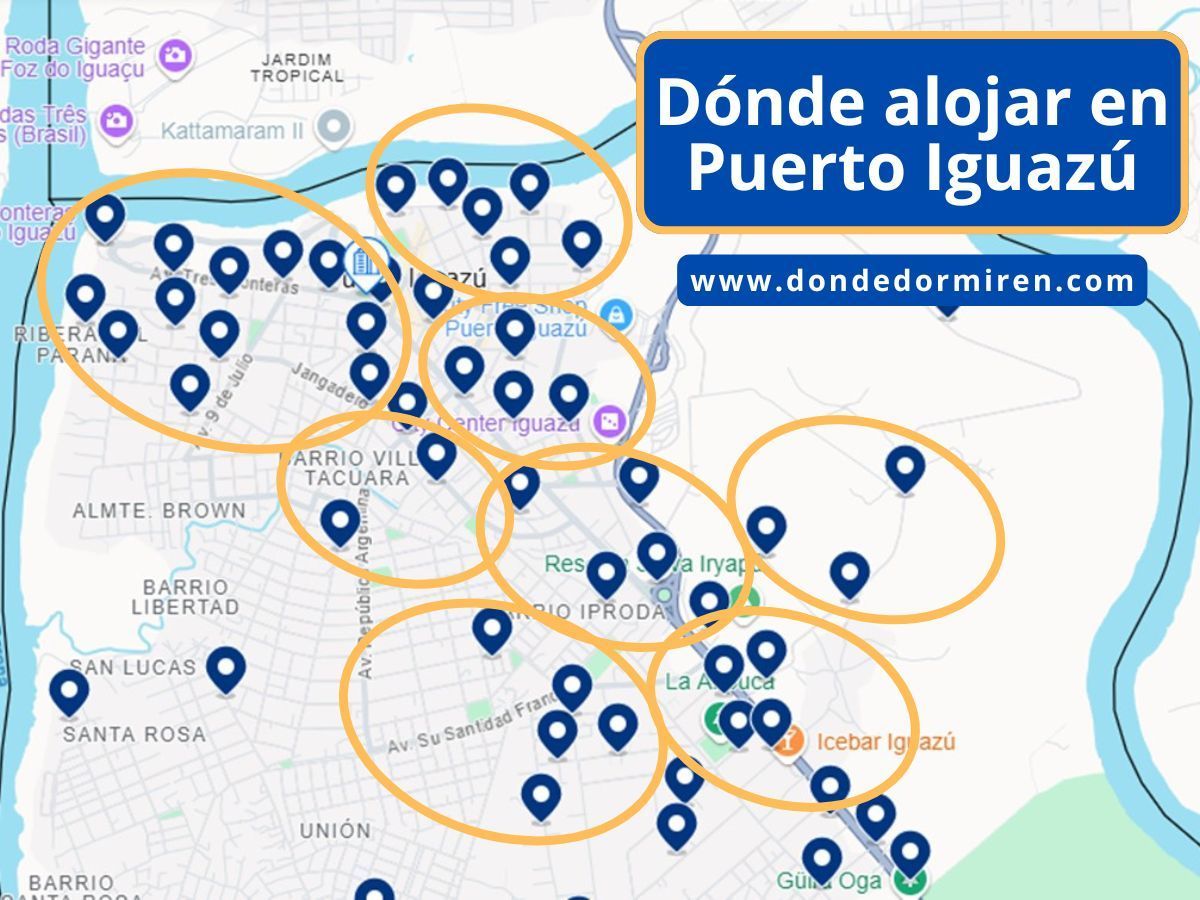 Dónde alojarse en Puerto Iguazú: Mejores Zonas y Hoteles