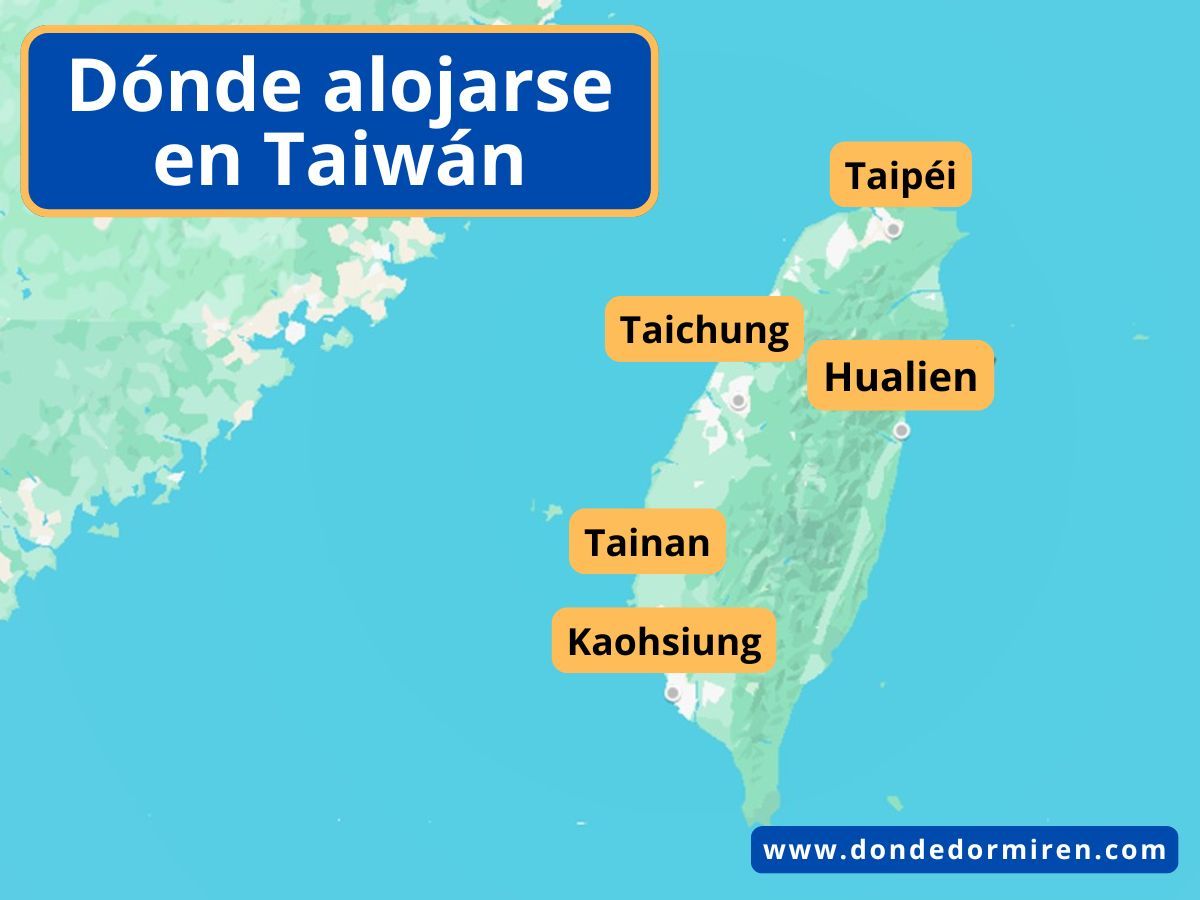 Dónde alojarse en Taiwán: Mejores Zonas y Hoteles