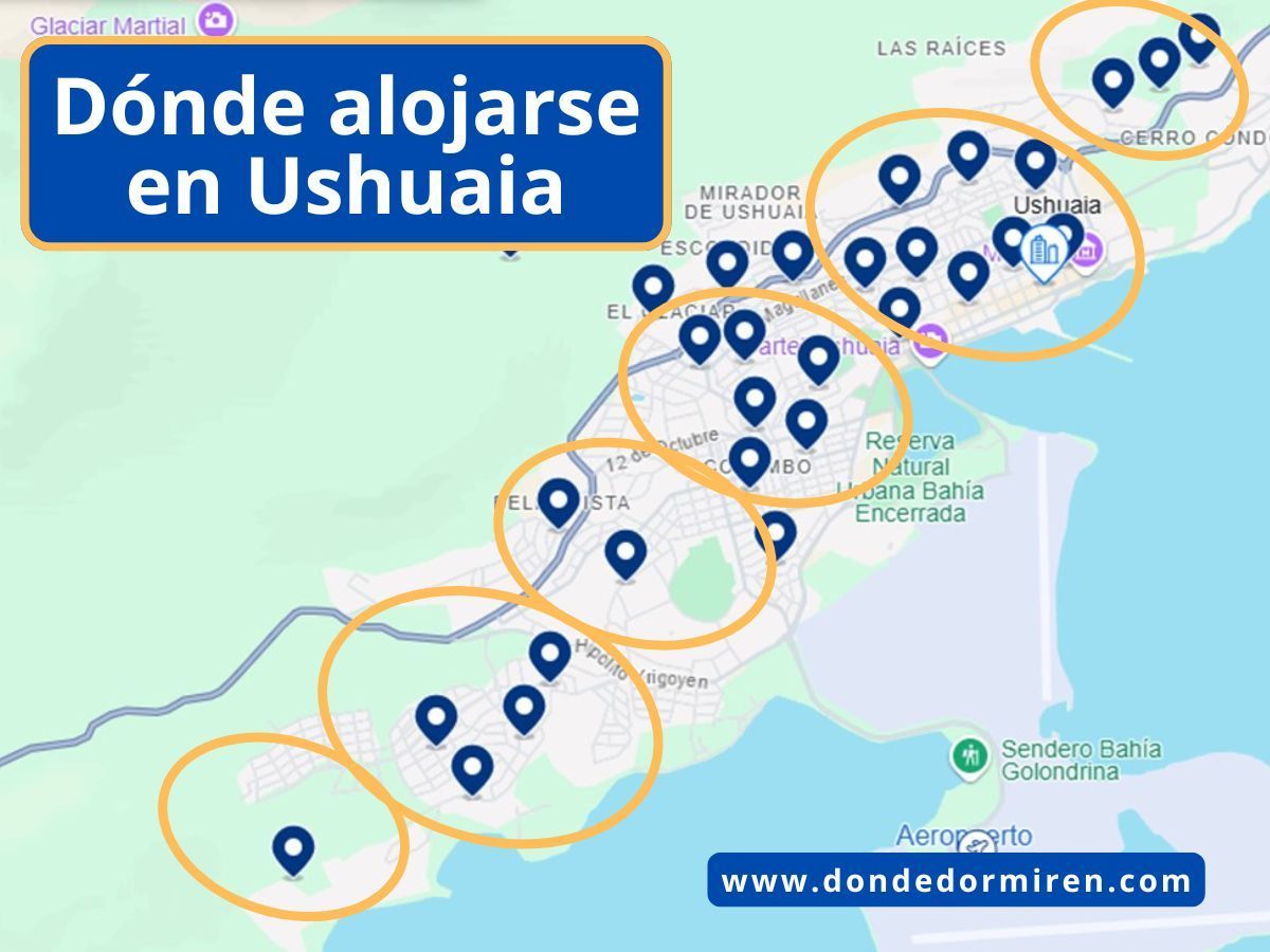 Dónde alojarse en Ushuaia: Mejores Zonas y Hoteles