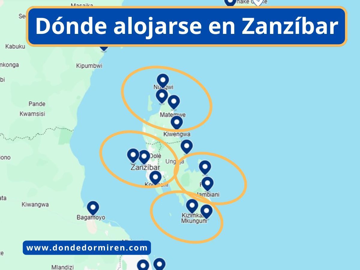 Dónde alojarse en Zanzíbar: Mejores Hoteles Recomendadas