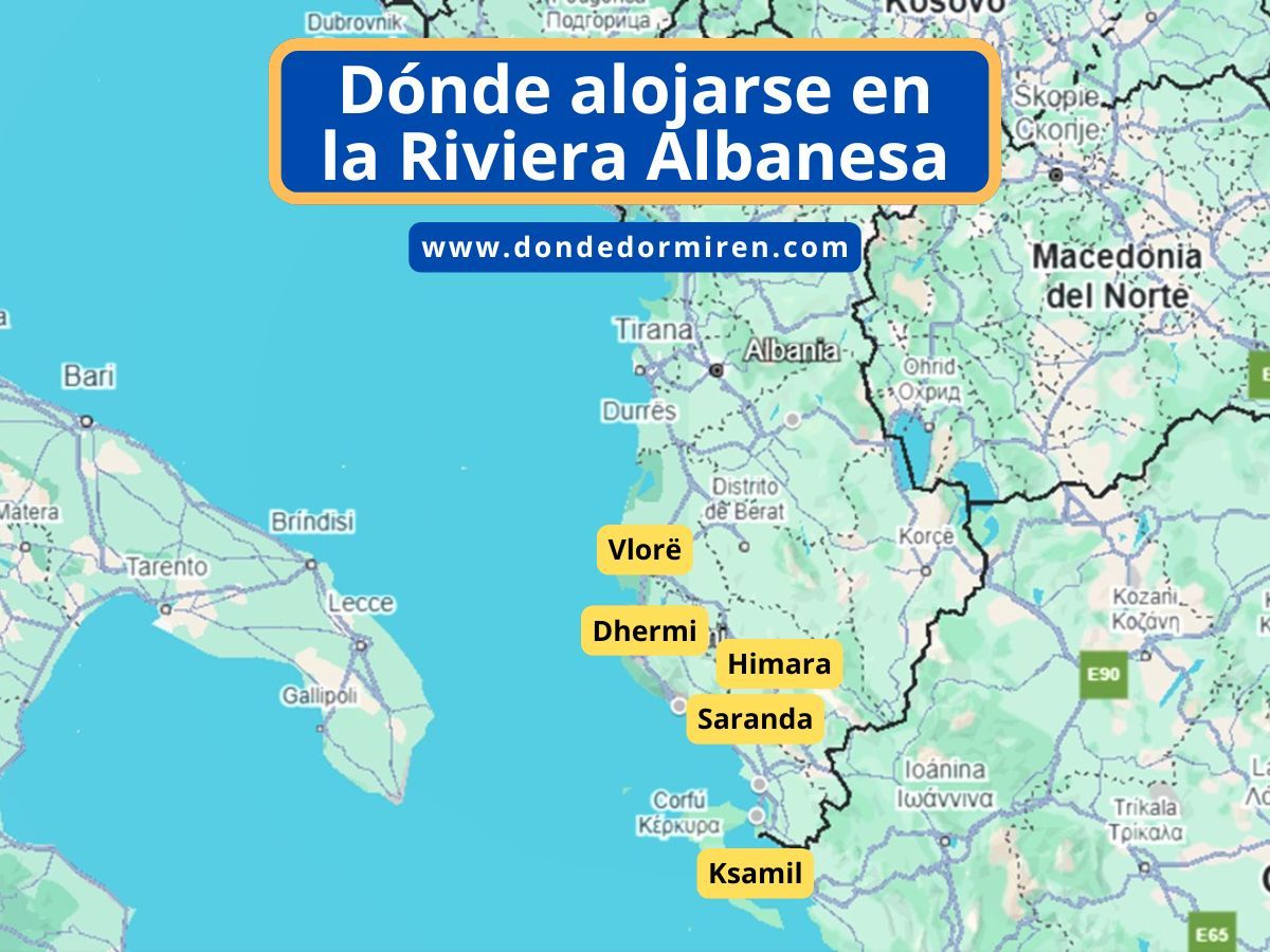 Dónde alojarse en la Riviera Albanesa: Mejores Localidades y Hoteles
