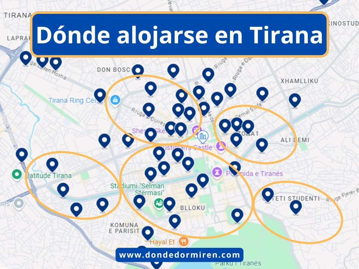 Dónde alojarse en Tirana: Mejores Zonas y Hoteles