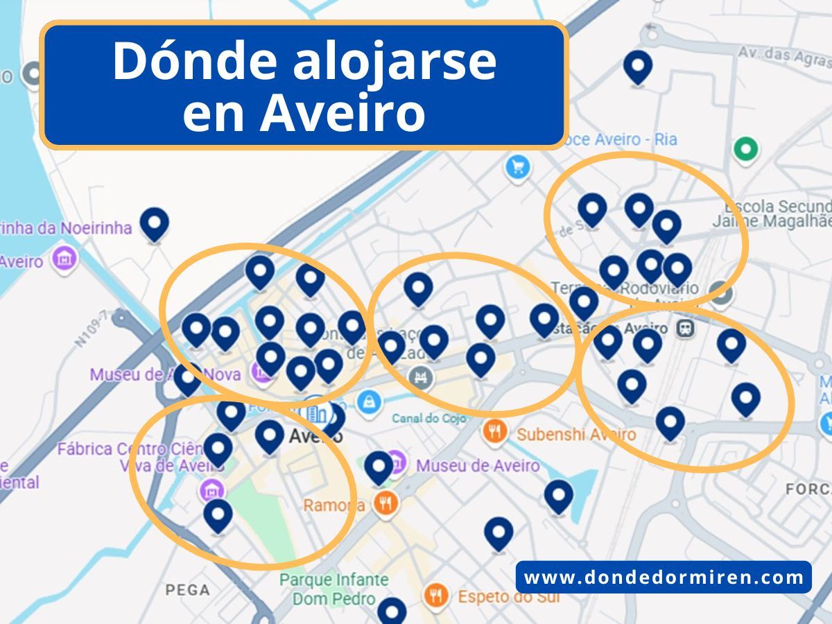 Dónde alojarse en Aveiro: Mejores zonas y hoteles