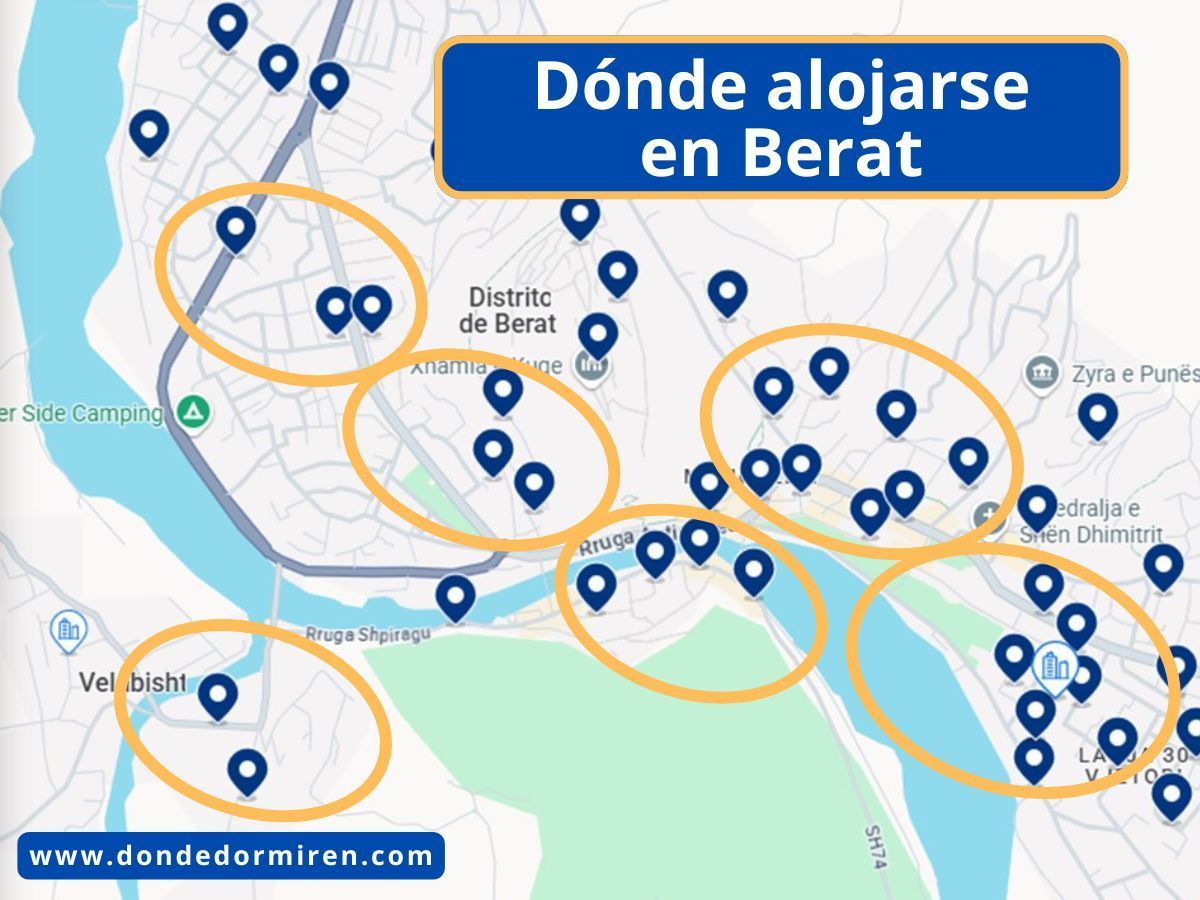 Dónde alojarse en Berat: Mejores zonas y hoteles