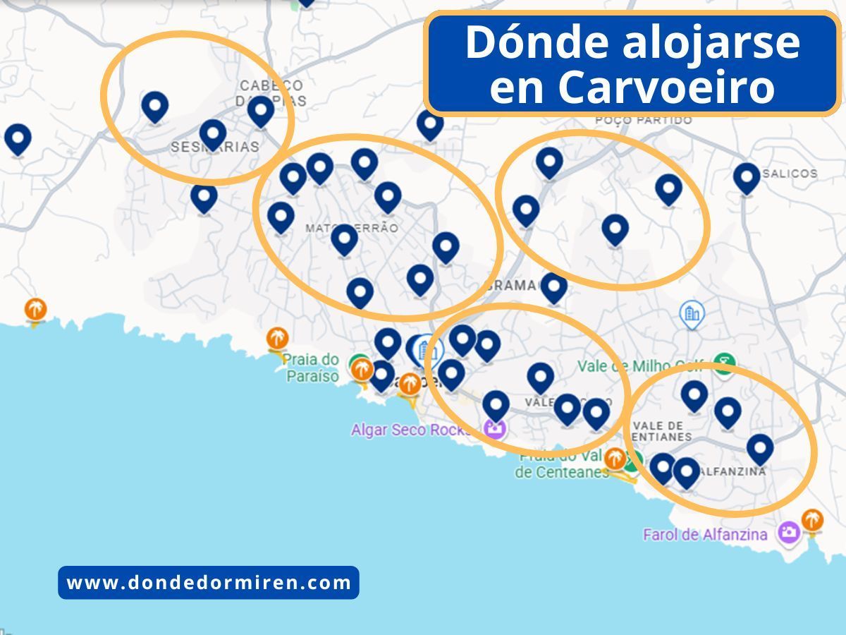 Dónde alojarse en Carvoeiro: Mejores zonas y hoteles