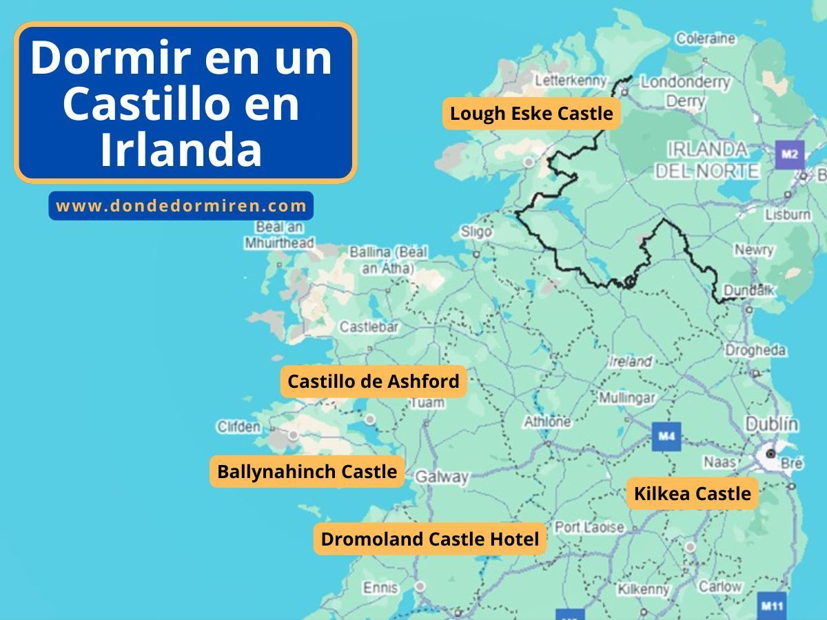 Dormir en un Castillo en Irlanda: Mejores 5