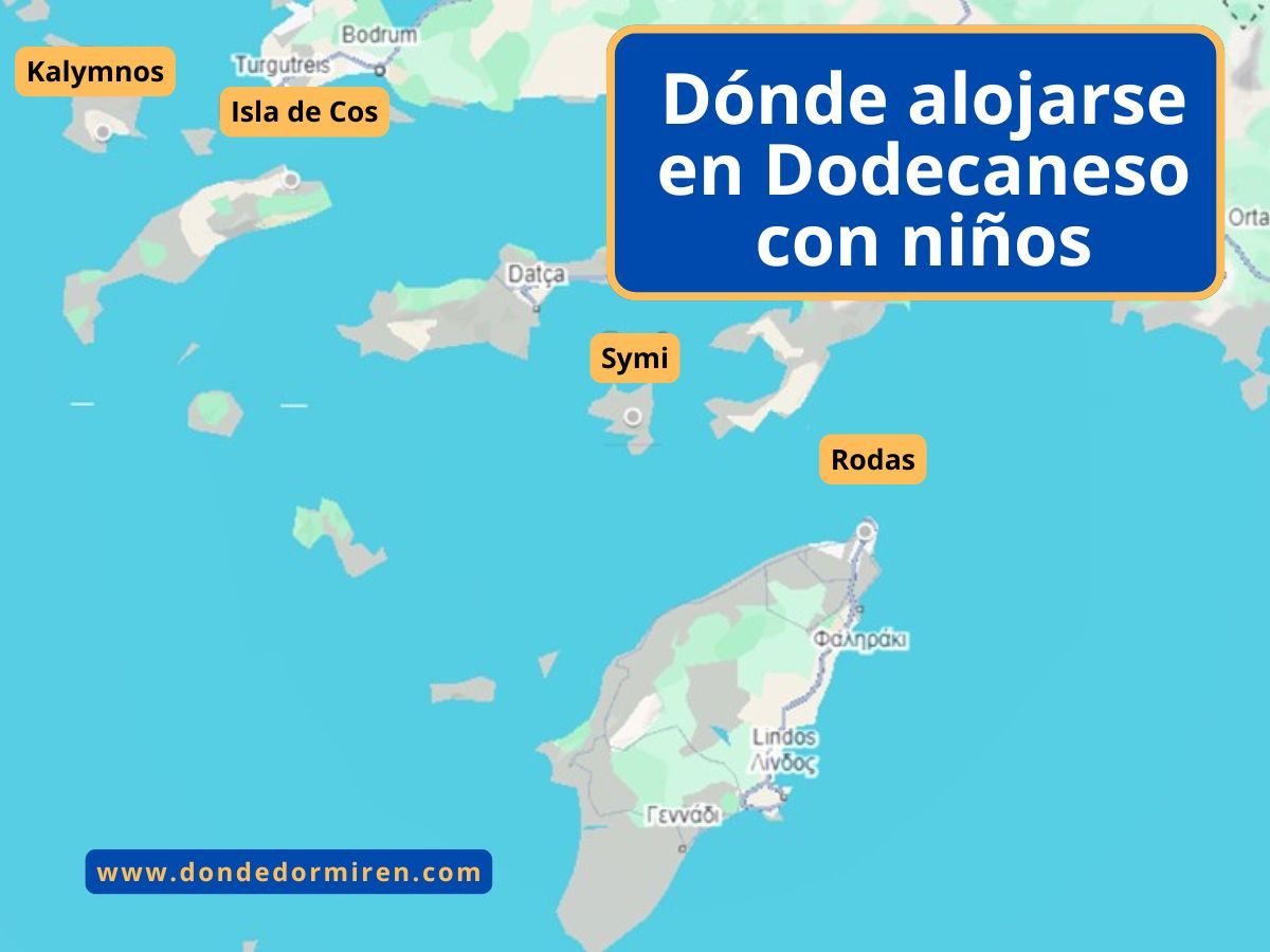 Dónde alojarse en el Dodecaneso con NIÑOS: hoteles Familiares