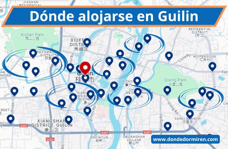 Dónde alojarse en Guilin: Mejores Zonas y Hoteles
