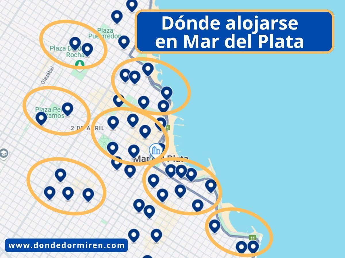 Dónde alojarse en Mar del Plata: Mejores Zonas y Hoteles