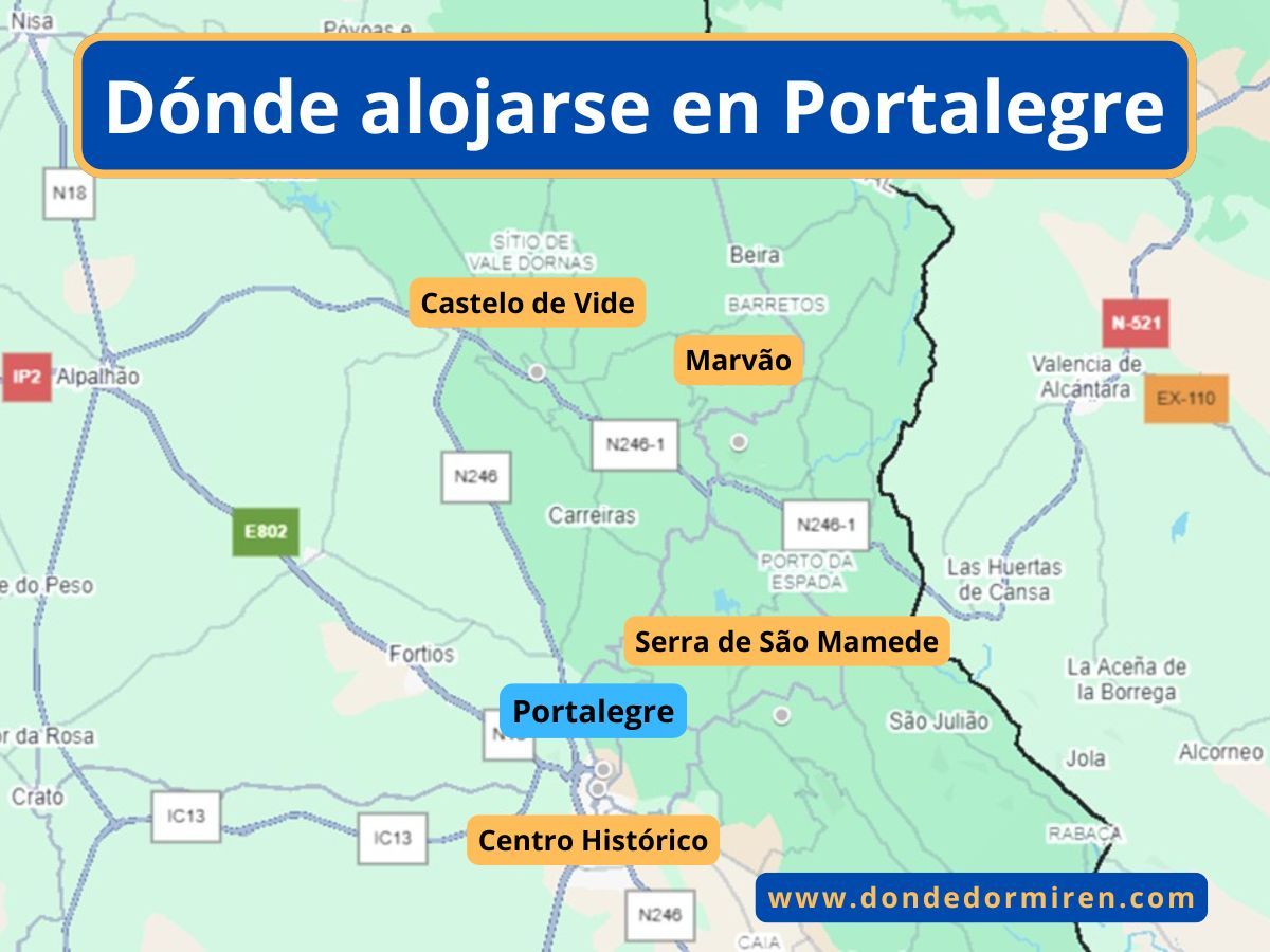 Dónde alojarse en Portalegre: Mejores zonas y hoteles