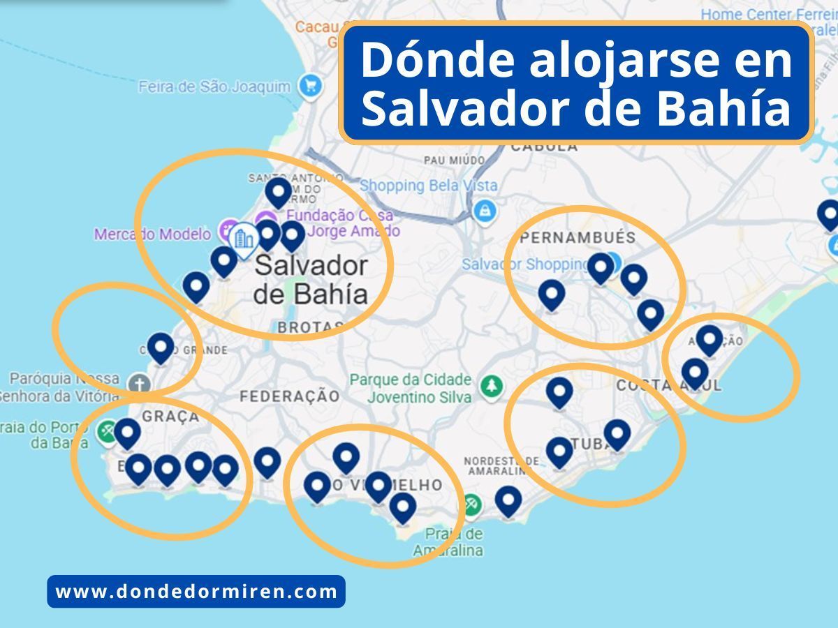 Dónde alojarse en Salvador de Bahía: Mejores Zonas y Hoteles