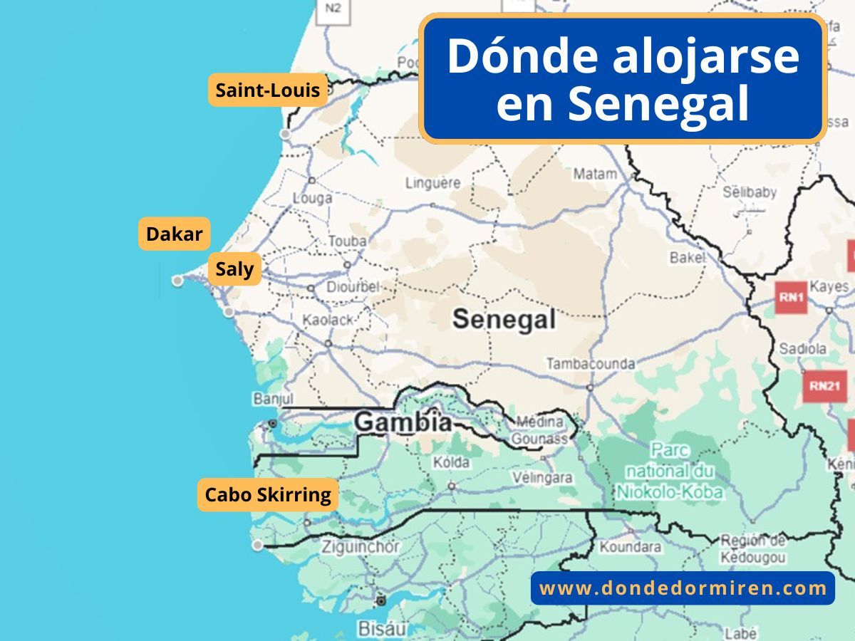 Dónde alojarse en Senegal: Mejores ciudades y hoteles